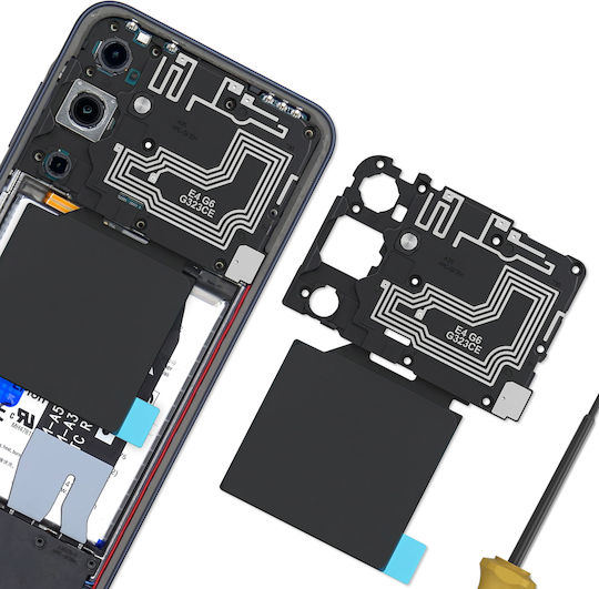 Clappio Nfc Antenna Flex Cable Galaxy A35 Wireless Charging Mobile Payment Black
