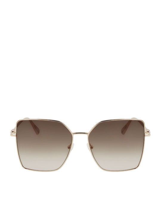 Longchamp Women's Sunglasses with Yellow Metallic Frame