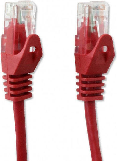 Techly U/UTP Cat.6 (Gigabit) Καλώδιο Δικτύου Ethernet 0.5m Κόκκινο