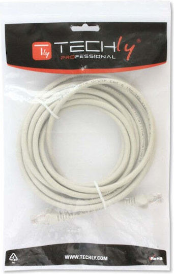 Techly U/UTP Cat.6 Ethernet Network Cable 0.25m White