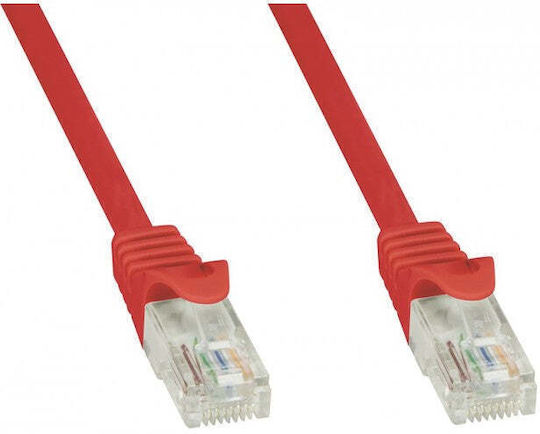 Techly U/UTP Kat.6 Gigabit Netzwerkkabel Ethernet 5m Rotes