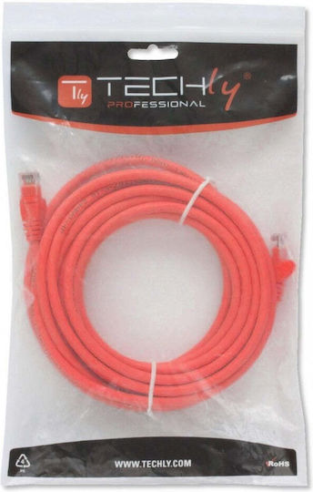Techly U/UTP Kat.6 Gigabit Netzwerkkabel Ethernet 20m Rotes