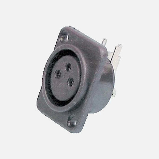Gbc 30.5600.00 3-polige weibliche XLR-Mikrofon-Panelbuchse