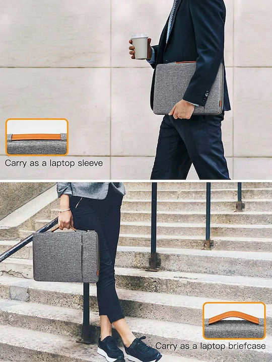 Inateck 360° Protection Αδιάβροχη Θήκη για Laptop 14" σε Γκρι χρώμα