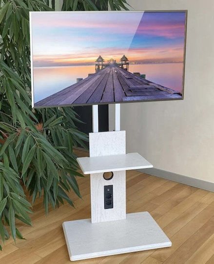 Techly ICA-TR57PDU Βάση Τηλεόρασης Δαπέδου έως 70" και 45kg