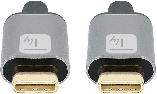 Techly Icoc USB 3.2 Cable USB-C Male - USB-C 100W PD Black 1m MUSB322-CM-010