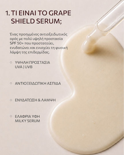 Aurora Natural Serum Προσώπου SPF50 30ml