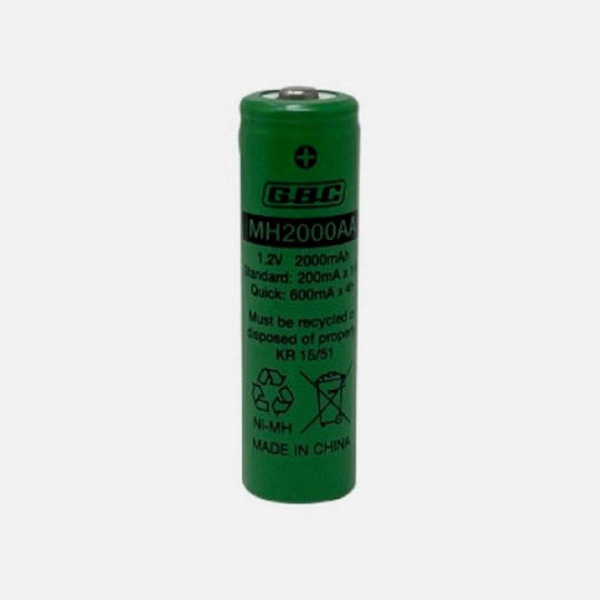 SKB Επαναφορτιζόμενη Μπαταρία AA Ni-MH 2000mAh 1.2V 1τμχ