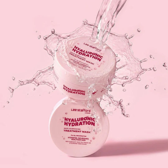 Lee Stafford Hair Mask for Hydration with Hyaluronic Acid & Aloe Vera 200ml