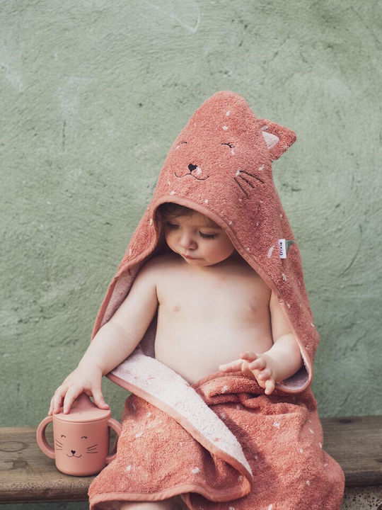 Trixie Baby Bathrobe Hooded Mrs Cat Mrs Cat 70x130cm