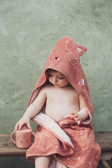 Trixie Baby Bathrobe Hooded Mrs Cat Mrs Cat 70x130cm