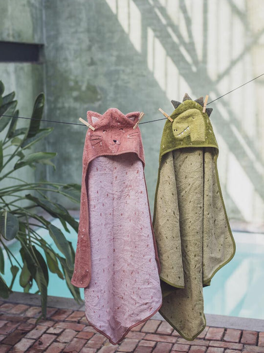 Trixie Baby Bathrobe Hooded Mrs Cat Mrs Cat 70x130cm