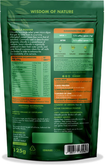 Iswari BIO Chlorella 125gr