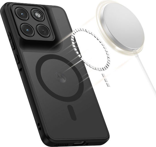 Tech-Protect Magmat Back Cover Silicone Black Motorola Edge 70
