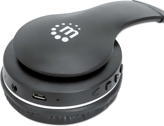 Manhattan ICC-SB-BLT641 Wireless / Wired On Ear Headphones with 5 hours of Operation Black