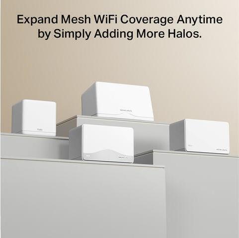 Mercusys H25BE WiFi Mesh Network Access Point Wi‑Fi 7 Dual Band (2.4 & 5GHz) in Triple Kit