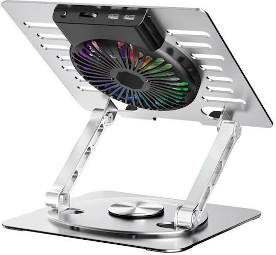 Wozinsky WDCX-X16-AS Cooling Pad for Laptop up to 16" with 1 Fan and Silver Lighting