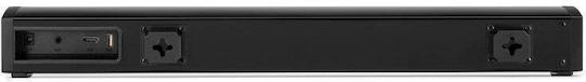 Telesystem TS5430W Soundbar 2.0 Bluetooth και HDMI 30W με Τηλεχειριστήριο Μαύρο