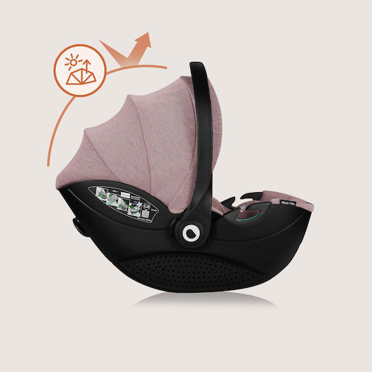 Lionelo Moxie Car Seat i-Size with Isofix Pink Mauve