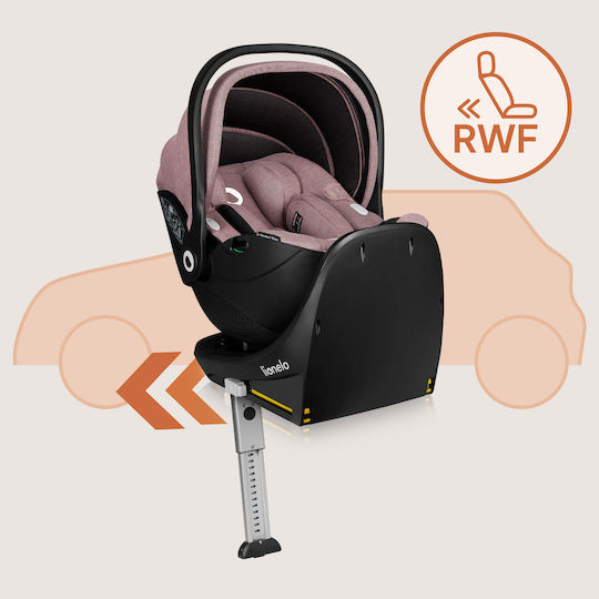 Lionelo Moxie Car Seat i-Size with Isofix Pink Mauve