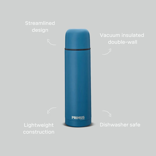 Primus Vakuum Thermosflasche Rostfreier Stahl 350ml Summit Blau