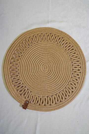 SteweHome Σουπλά Ψάθινο Πορτοκαλί 80x30cm SteweHome Σουπλά Ψάθινο Πορτοκαλί 80x30cm