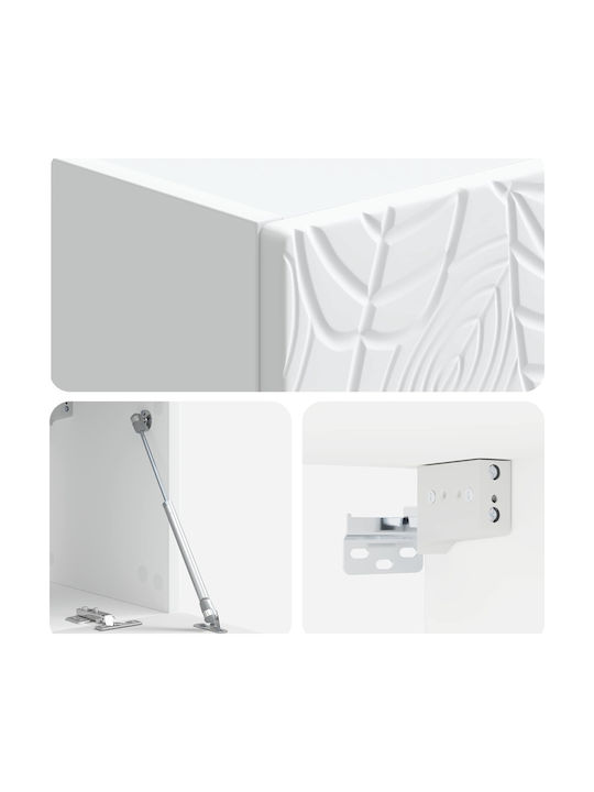 TV-Ständer Weiß M98xP31xH30cm