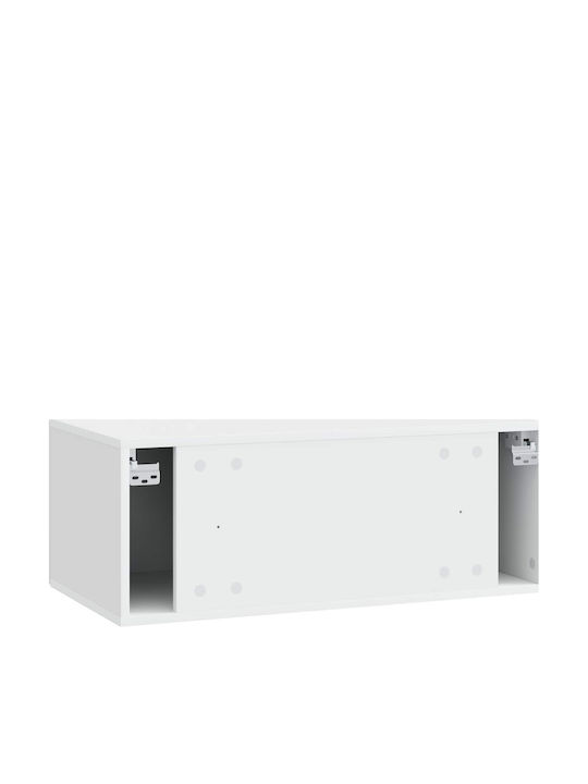 TV-Ständer Weiß M98xP31xH30cm