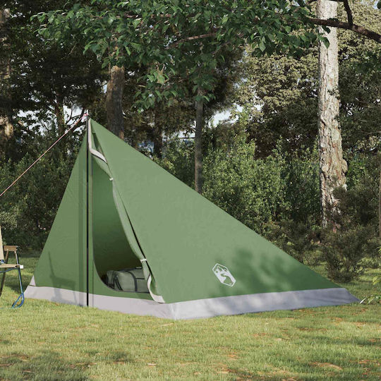 vidaXL Σκηνή Camping Teepee Πράσινη 4 Εποχών για 4 Άτομα 248x227x170εκ.