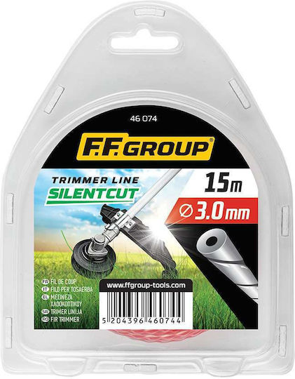 FFG SilentCut Round Twist Brush Cutter Trimmer Line 3.3mm 15m 46075