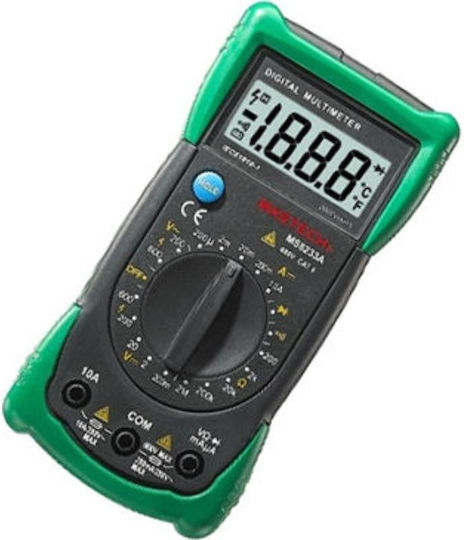 Hyelec MS8233A Ψηφιακό Πολύμετρο με Buzzer με Μέτρηση AC / DC / Αντίστασης