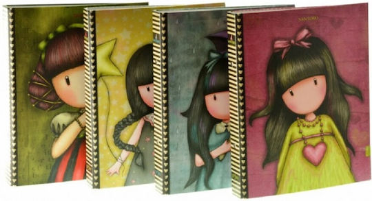 Santoro Clipboard with 2 Rings for Paper A4 Multicolour 1pcs