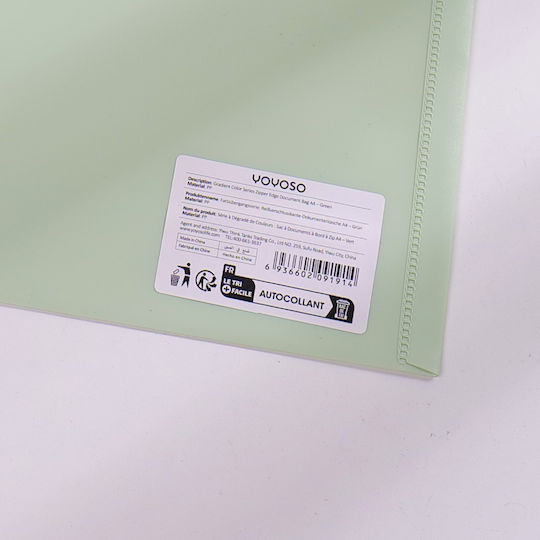 Gradient Color Series – Φάκελος Εγγράφων Α4 L-shape – Πράσινο