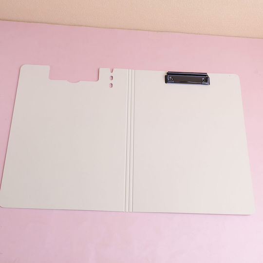Morandi Color Conference File Folder with Clip A4 Vertical Solid Color