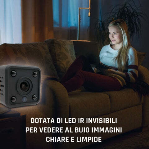 iSnatch Hidden Camera WiFi 720P with Memory Card Slot and Motion Detector