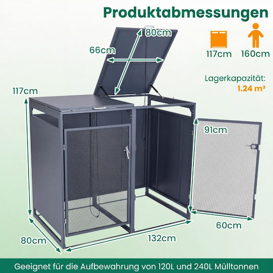 Costway Waste Bin Frame