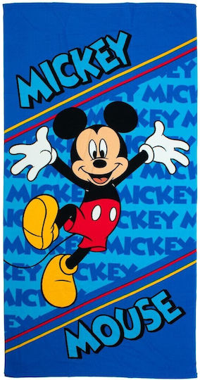 Πετσέτα Θαλάσσης Quick Dry Disney Home Mickey 177 70x140 Blue 100% Microfiber