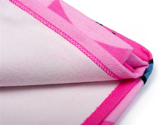 Πετσέτα Θαλάσσης Quick Dry Disney Home Lilo & Stitch 085 70x140 Baby Pink 100% Microfiber