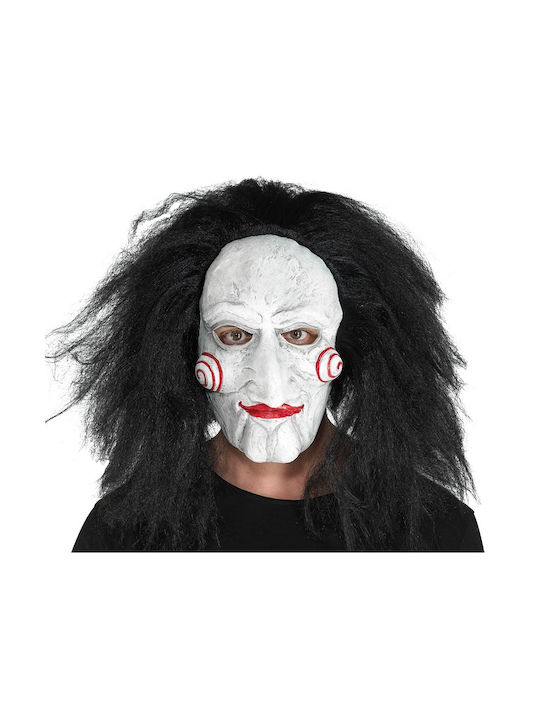 Carnival Mask Full Face Latex Terror with Hair