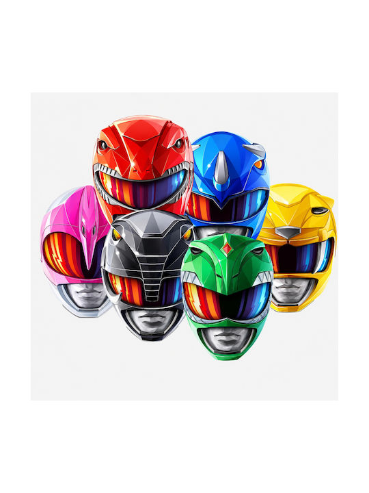 Χάρτινες Μάσκες – Power Rangers 6 Τεμ
