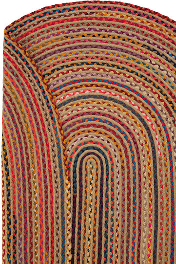 SteweHome Summer Wicker Rug 80x250cm Coral
