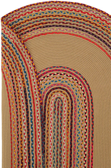 SteweHome Wohnzimmer Teppich Flur Sommer Korallenfarben 80x250cm