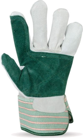 Galaxy Vega Safety Gloves Gray Leather