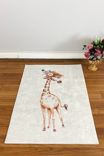 SteweHome Παιδικό Χαλί Μαύρο 100x200cm Πάχους 60mm