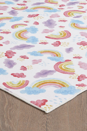 SteweHome Παιδικό Χαλί Μπεζ 80x150cm Πάχους 60mm
