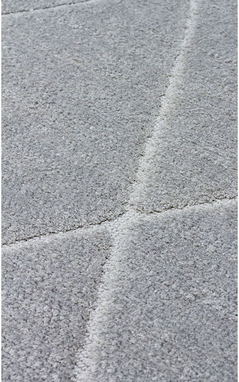 SteweHome Teppich Flur Grau 80x150cm