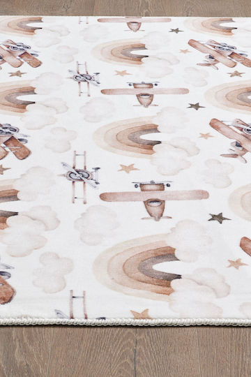 SteweHome Kids Rug Brown 80x200cm Thickness 60mm SteweHome Kids Rug Brown 80x200cm Thickness 60mm