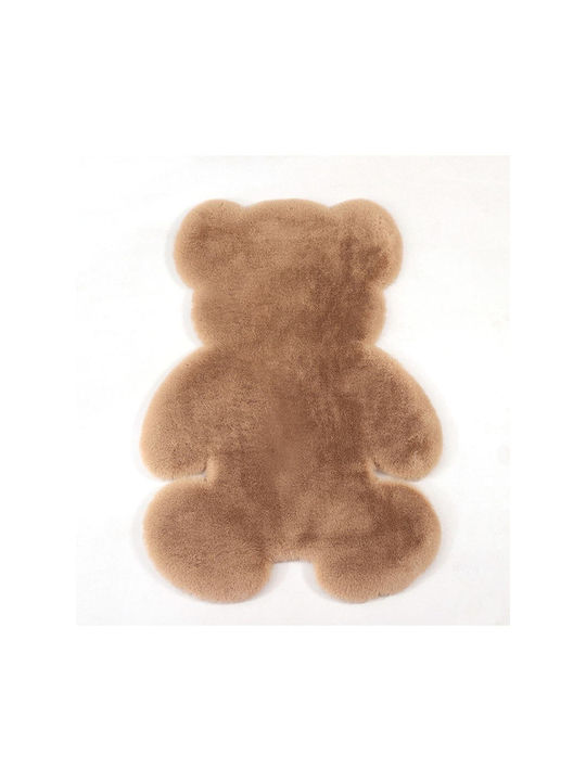SteweHome Covor Pentru Copii Bej Rotund Cu Diametru 50cm