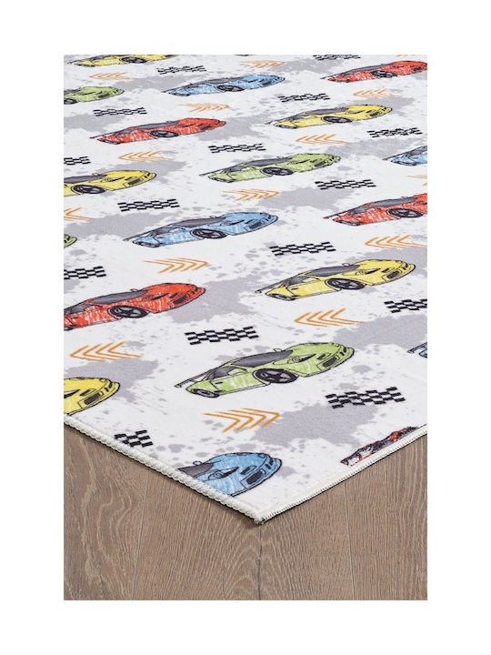 SteweHome Covor Pentru Copii Alb Tăiat La Dimensiune Lățime 120cm 120x180cm Grosime 60mm
