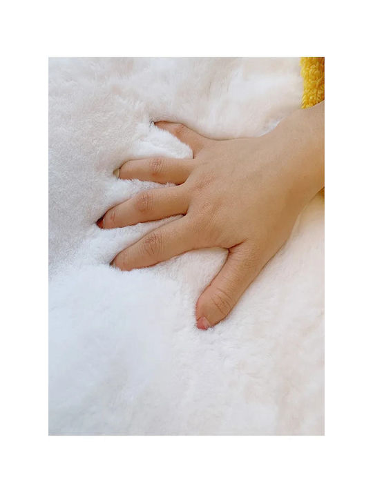 SteweHome Covor Pentru Copii Alb Tăiat La Dimensiune Lățime 50cm Grosime 60mm